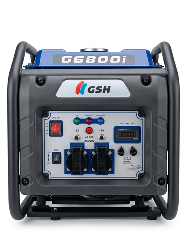 موتور برق GSH مدل G6800i اینورتری بنزینی ۶ کیلووات هندلی